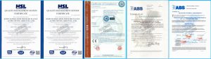 Certification by classification society