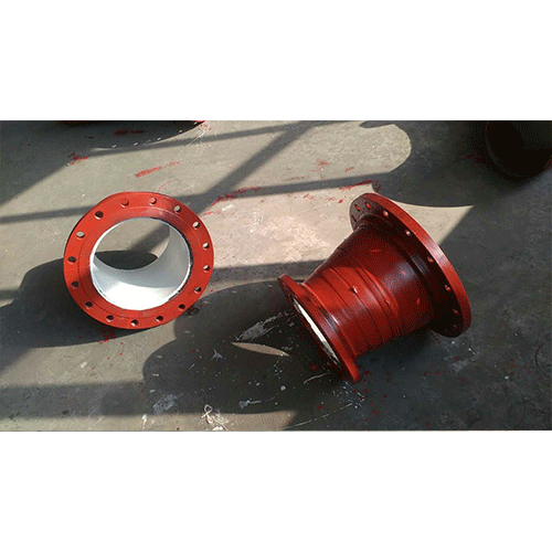 PE lined flanged elbow