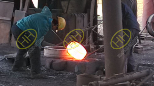 Forged flanges is producing in Haihao Group