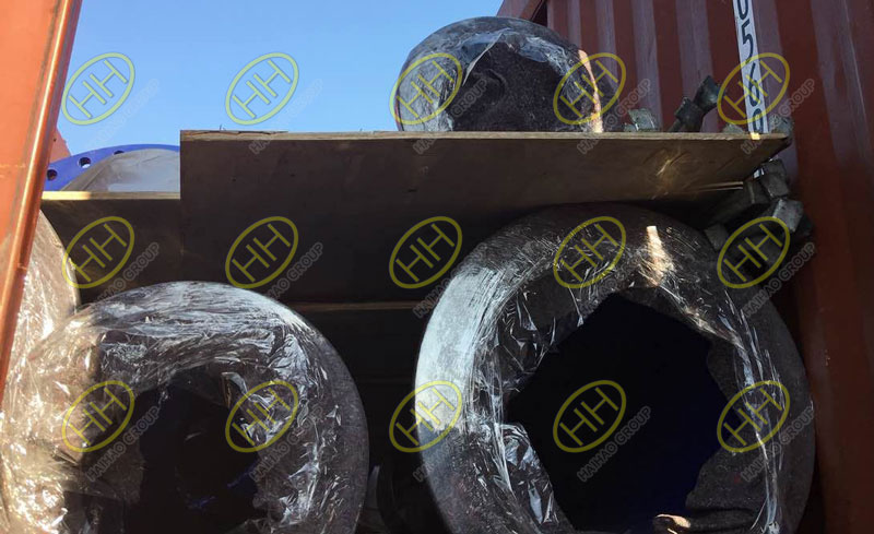Pipe spools and pipe fabrication finished in Haihao Group